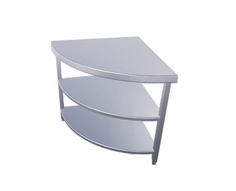 弧形三層工作臺 尺寸:760x760x800mm